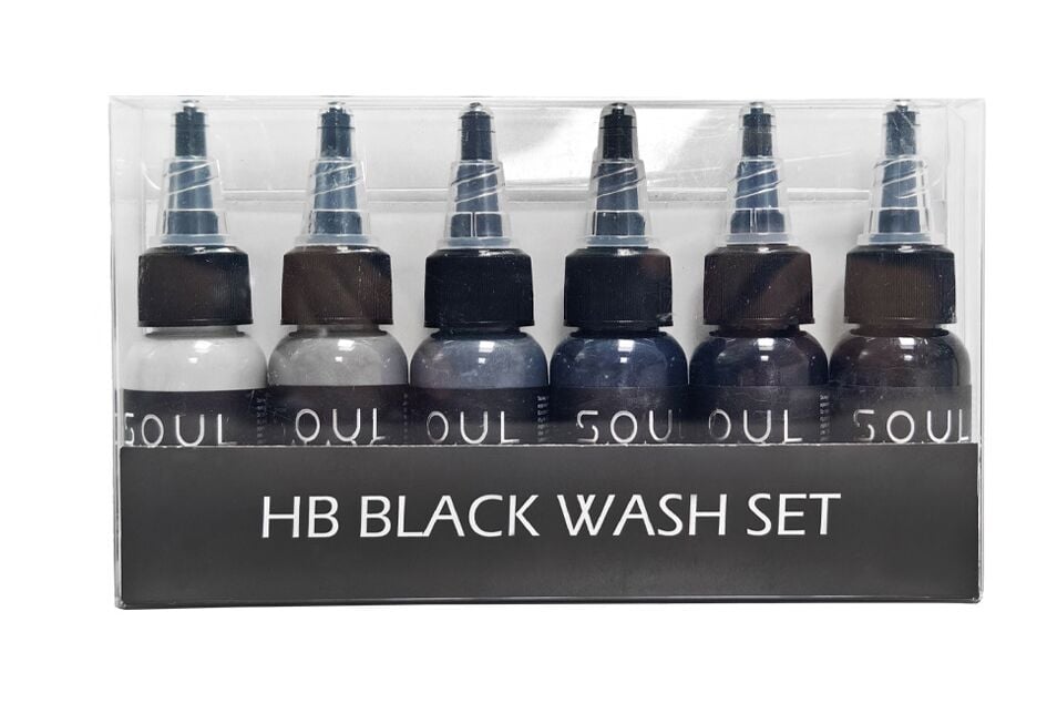 HB BLACK WASH SET 1OZ