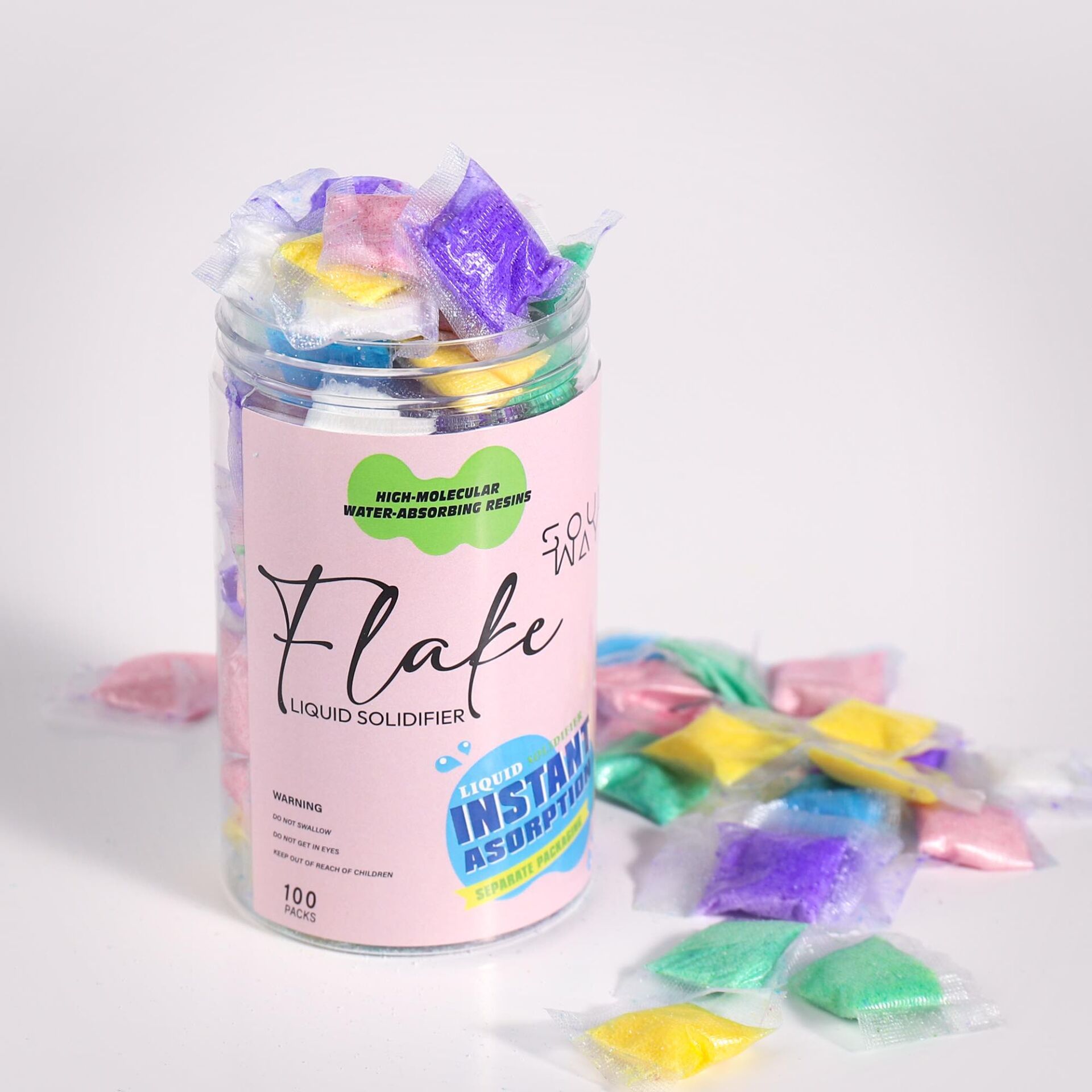 FLAKE Solidifier Sachet colourful - Image 2